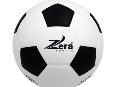White and Black PVC Exercise Soccer Ball